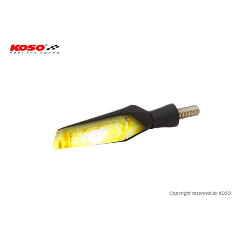 INTERMITENTE LED M8 TRANSPARENTE HOMOLOGADO KOSO