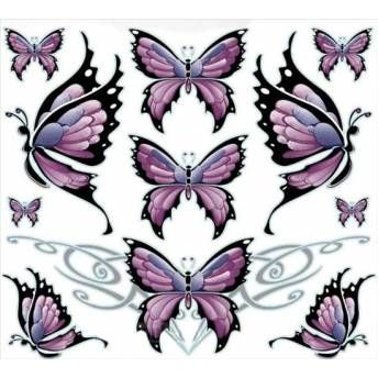 PEGATINAS BUTTERFLY SHEET LG