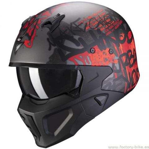 SCORPION STREET FIGHT COVERT-X WALL ROJO/GRIS M. M