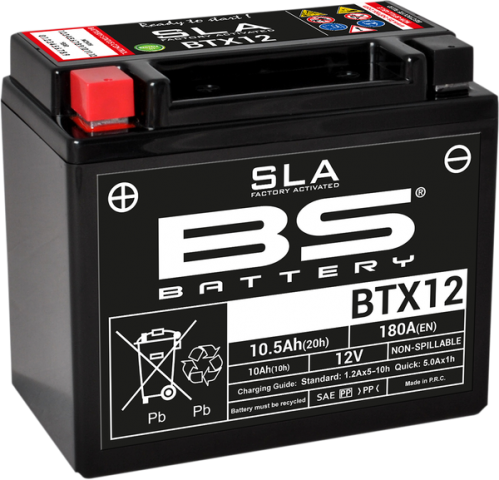 BATERIA BS BTX12 12V 180 A