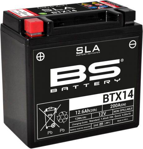 BATERIA BS BTX14 SLA 12V 200V