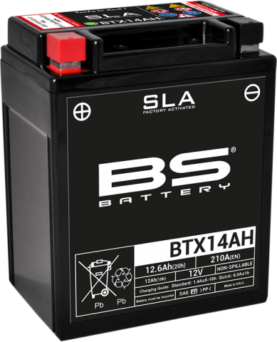 BATERIA BS BTX14AH/BB14-A2 SLA 12V 210 A