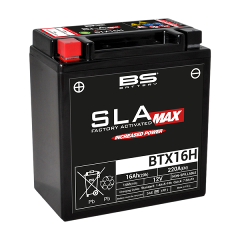 BATERIA BS BTX16H SLA-MAX 12V 220A