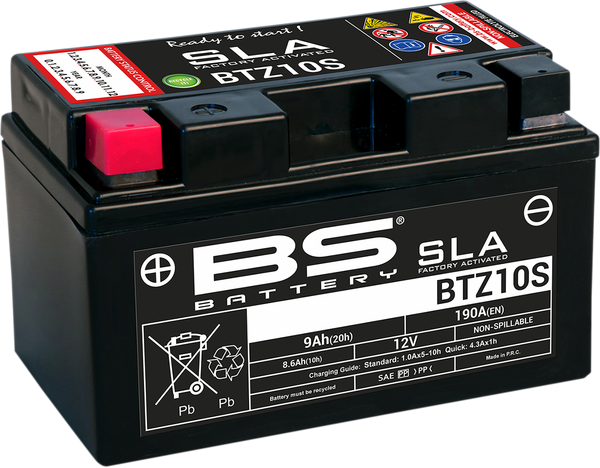 BATERIA BS BTZ10S SLA 12V 190 A