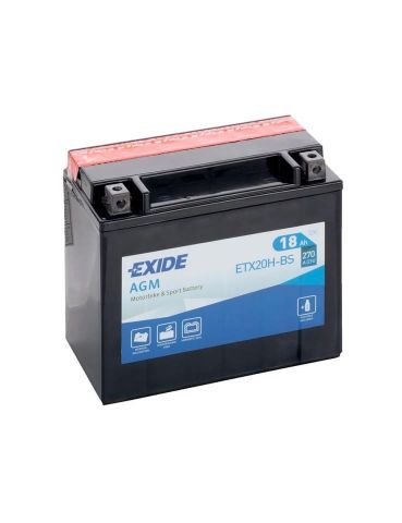 BATERIA AGM FREE MAN. EXIDE ETX20H-BS / YTX20H-BS