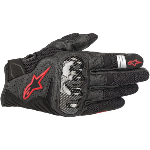 GUANTES ALPINESTAR SMX-1 AIR V2 PERFORM. NEGRO/ROJ