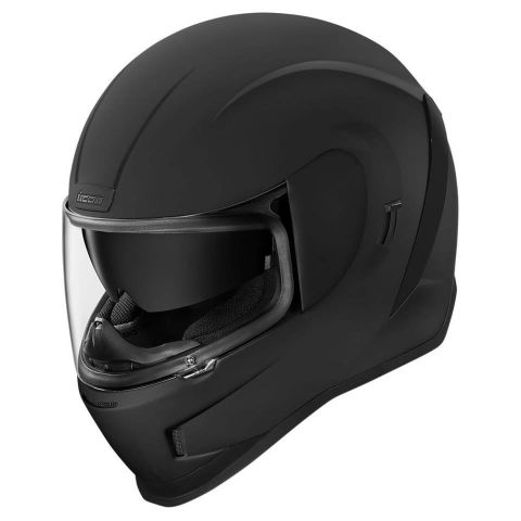 CASCO ICON AIRFORM RUBATONE NEGRO MATE