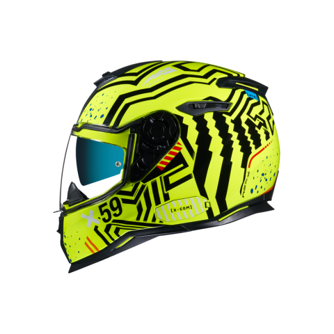 CASCO NEXX SX.100 ENIGMA NEON/NEGRO