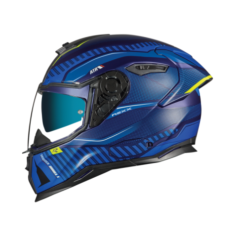 CASCO NEXX SX.100R SKIDDER AZUL/NEON MATE