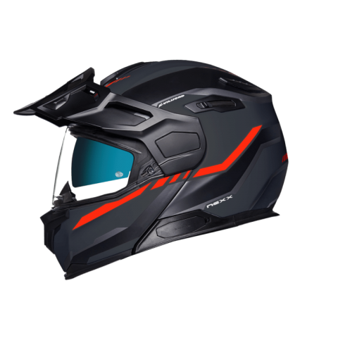 CASCO NEXX X.VILIJORD CONTINENTAL GRIS/ROJO MATE