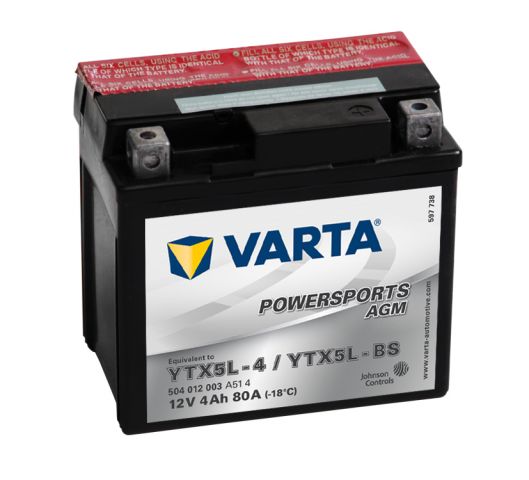 BATERIA YTX5L-BS / AGM12-5