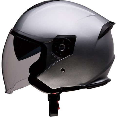 CASCO JET Z1R ROAD MAX PLATA (SILVER)