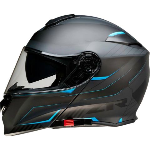 CASCO MODULAR Z1R SOL SCYTHE NEGRO/AZUL BK/BL